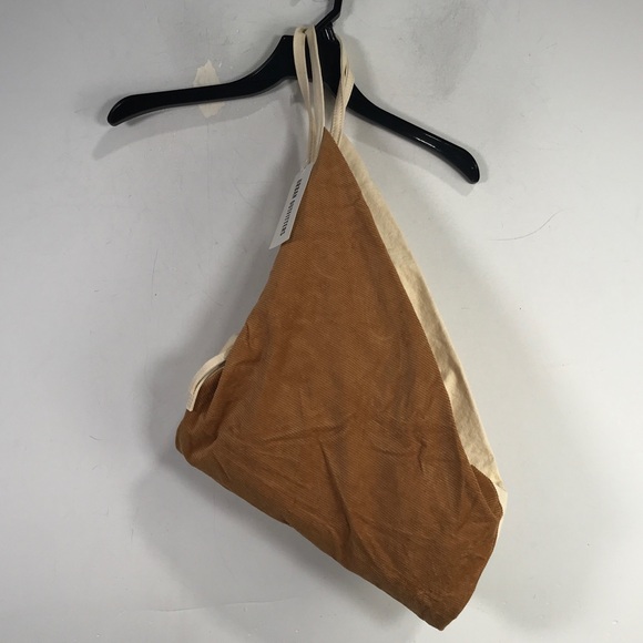 Urban Outfitters Origami Shoulder Bag, Size 26"L x 15.35"H - Tan/Cream - Picture 3 of 9